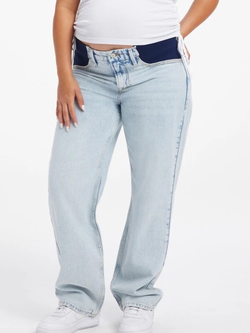 Good American | 90s Blue Maternity Jean | US16 | NWT